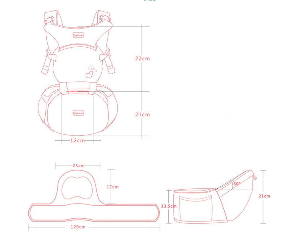 Multifunctional baby carrier