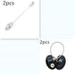 Window Security Chain Lock Window Cable Lock Restrictor Multifunctional Window Lock Door Security Guard for Baby Safety 1Pcs