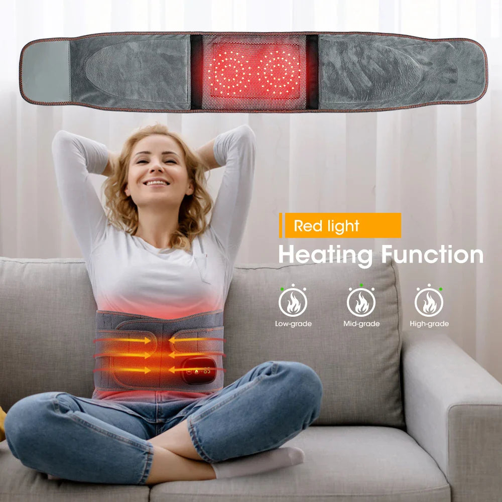 Back Decompression Belt With Red Light Therapy