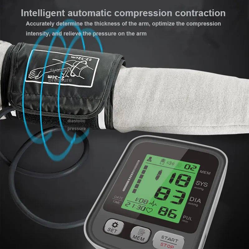 Digital LCD Blood Pressure Monitor