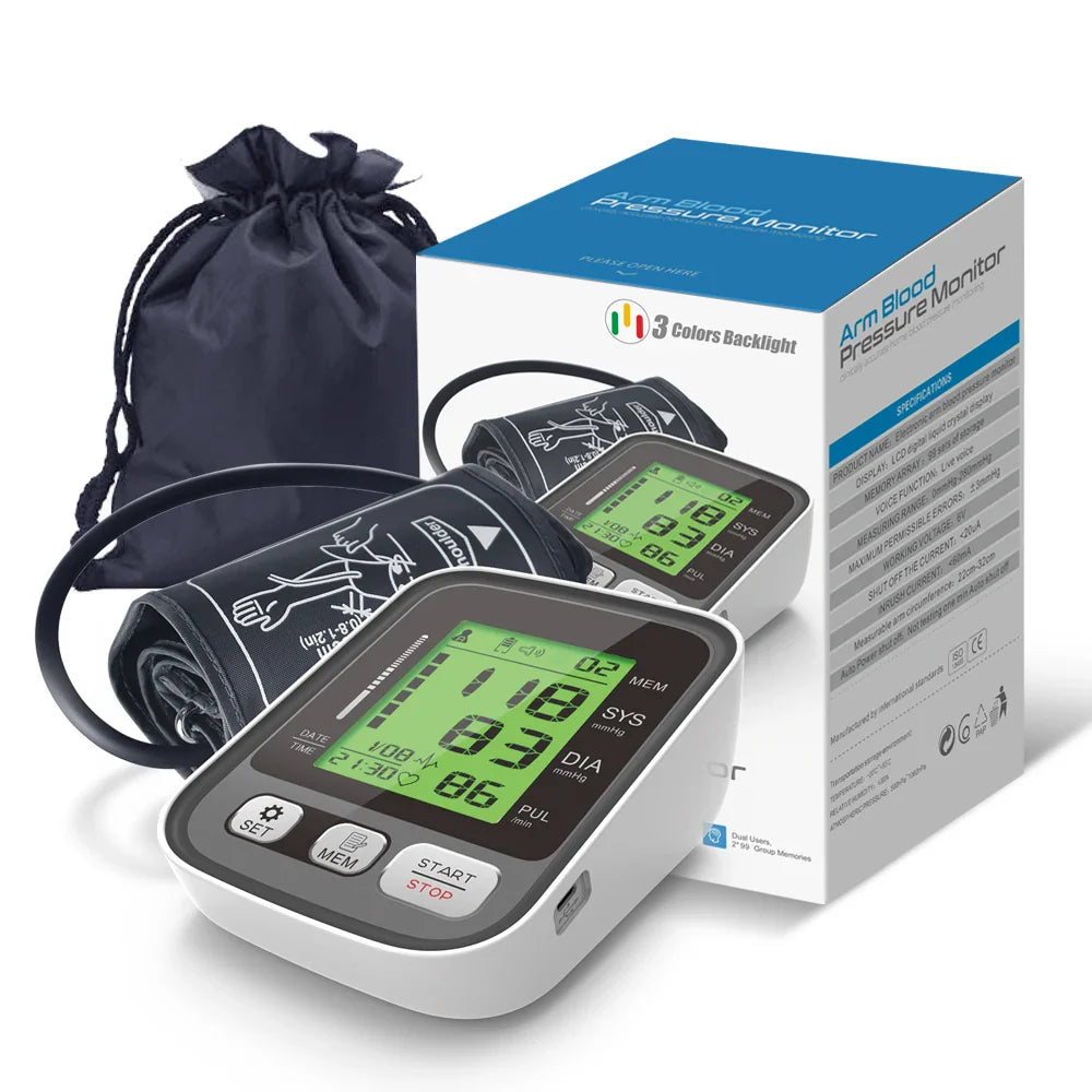 Digital LCD Blood Pressure Monitor